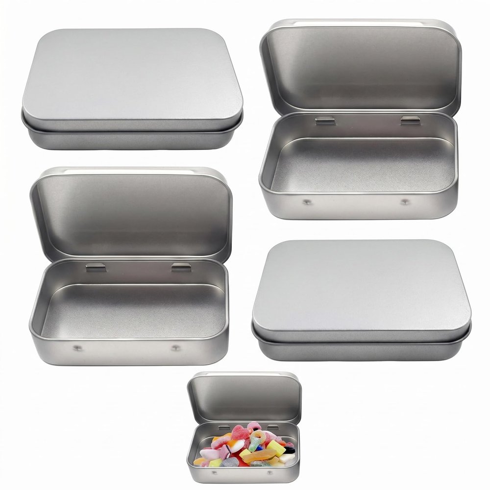 GSRIGW 4-Piece Metal Storage Tin Set