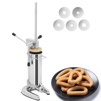 GLWABOMARS Premium Stainless Steel Churro Maker, Commercial Churro Machine for Spanish Churro Production, 2 L