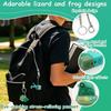 Dongcill 2-Pack Fidget Keychains with Sound, Lizard and Frog Designs, Rechargeable with Colorful Lights view 3