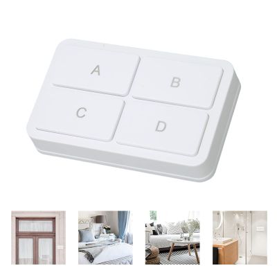 BAFOVY Smart Wireless Switch for Controlling 12 Devices – Remote Switch for Smart Home with Double-Sided Adhesive, No Wiring Required