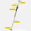 Adjustable Cargo Bed Bar with Ratchet Mechanism, Anti-Slip Cargo Securement System (Fits 72"–87") view 4