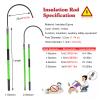 High-Voltage Insulated Rescue Hook with Adjustable Pole, 3 m, 220 kV, 4-Pack view 2
