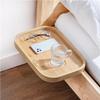 Clip-On Wooden Bedside Shelf with Cup Holder view 1