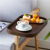Clip-On Wooden Bedside Shelf with Cup Holder view 2