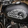 FINGERINSPIRE 6-Piece Motorcycle Stencil Set with Brush view 2