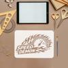 FINGERINSPIRE 6-Piece Motorcycle Stencil Set with Brush view 3