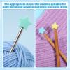 20 Pack Star Knitting Needle Stoppers view 3
