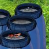 Adjustable Mesh Covers for Rain Barrels, 4-Pack, PE Mesh, 80–100 cm (80 cm) view 4
