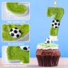 Mavouri Football Candle 7th Birthday Boy view 3