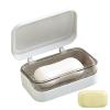 Soap Dish with Lid - Double Layer Container view 1
