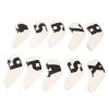 Golf Iron Headcovers, 10-Piece Set, White with Black Numbers view 4