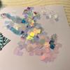300-Pack Mini Rainbow Holographic Acrylic Squares, Rainbow Acrylic Sheets for DIY Crafts, Light and Shadow Projects, Resin, and Jewelry (0.79 x 0.79 in) view 3