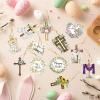 Religious Easter Ornaments - 24-Piece Wooden Set view 4
