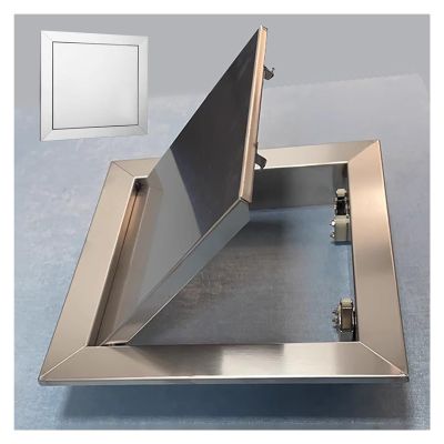 1-Piece Stainless Steel Inspection Door, Push-Access Panel for Easy Maintenance and Installation, Indoor/Outdoor (45 x 55 cm)