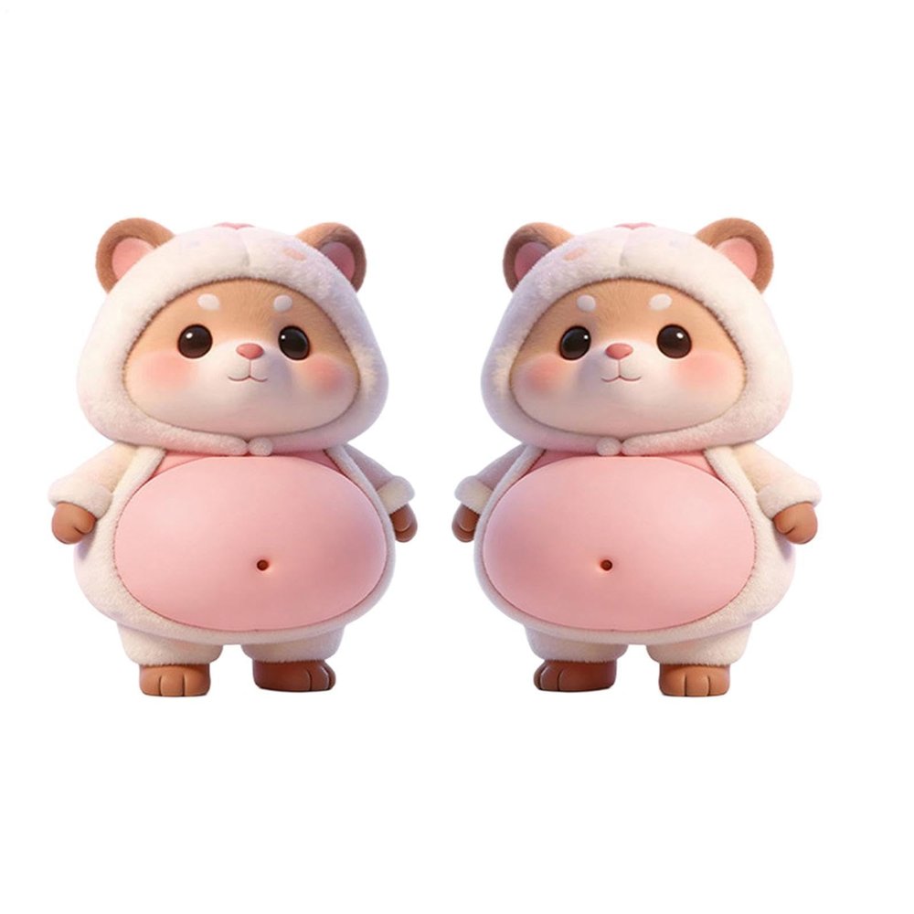 Soft Belly Sticker - 3D Silicone Fidget Toy