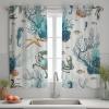 Nautical Coastal Curtains with Sea Life, Blackout Curtains view 4