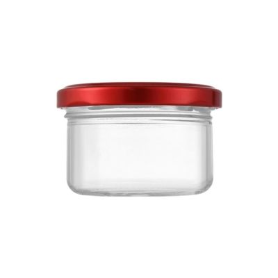 NIUHUAHUI Glass Butter Dish, Red