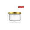 NIUHUAHUI Glass Butter Dish, Red view 2