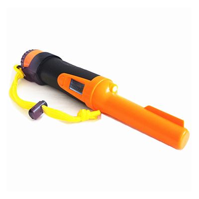 HS-10 Handheld Metal Detector, Highly Sensitive, Fully Waterproof, Orange