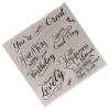 Transparent Silicone Stamp for Scrapbooking and Crafting view 1