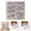 Transparent Silicone Stamp for Scrapbooking and Crafting view 2