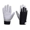 Leather Work Gloves for Gardeners, Welders, and Other Workers, Wear-Resistant (M-White) view 1
