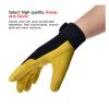 Leather Work Gloves for Gardeners, Welders, and Other Workers, Wear-Resistant (M-White) view 4