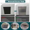Metal Access Panel with Push Lock, Recessed Inspection Door, 75 x 60 cm view 4