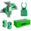 KADAX 100-Piece Set of Swivel Connectors for 11 mm Plant Stakes view 1