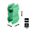 KADAX 100-Piece Set of Swivel Connectors for 11 mm Plant Stakes view 3