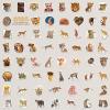 60-Piece Leopard Sticker Set view 2