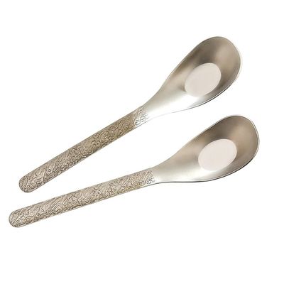 ReachMall Pure Spoon, Heat-Resistant and Lightweight Utensil for Camping, Hiking, and Outdoor Dining, 17.2 cm