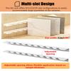 Metal Marble Tile Sample Display Stand, Wall-Mounted, 12 Compartments (White, 9/12/15/19 Compartments) view 4