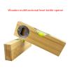 Wooden Level and Bottle Opener view 2