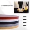 Waterproof Round Wood Tabletop for Dining and Conferences, Durable Replacement Coffee Table Top view 2