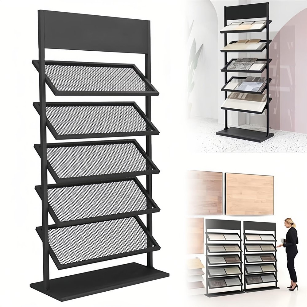 Sturdy Metal Tile Display Stand