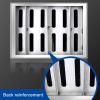 CMYCYDDPLY Stainless Steel Drain Grate, Rectangular Drain Cover with Frame, Drainage Grating for Garden, Yard and Walkway (30 x 60 x 3 cm/12 x 24 x 1.2 in) view 4
