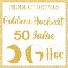 Golden Wedding 50 Years Banner view 3