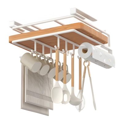 Kitchen Hanging Organizer with Hooks and Holders