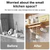 Kitchen Hanging Organizer with Hooks and Holders view 2