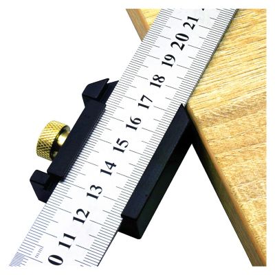 Endma Woodworking Scribe Square with 300 mm Steel Ruler, Type B