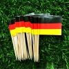 Food Picks - Paper, Germany Flag Cupcake Toppers view 2