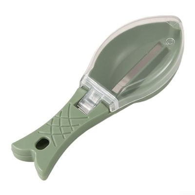 Fish Scaler Tool with Non-Slip Grip (Nordic Green)