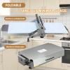 TDSYOCG Compact Manual Dough Sheeter, Stainless Steel, Adjustable 0–25 mm, Foldable and Portable view 4