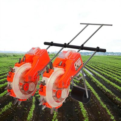 sunbiaouk Seed and Fertilizer Spreader, 5-Outlet Garden Row Seeder
