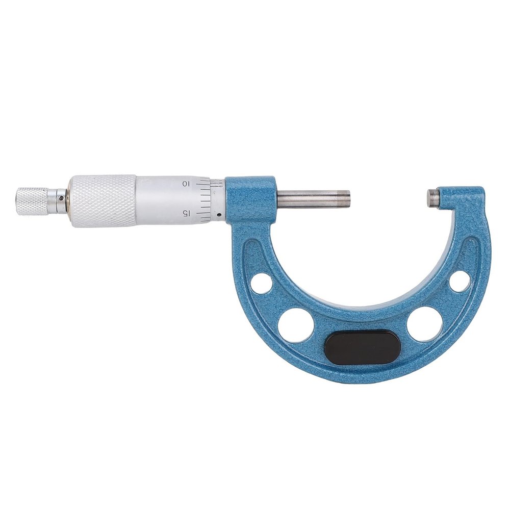 Bewinner Outside Micrometer, Mechanical Micrometer with Carbide Tip for Length, Diameter, and Thickness Measurement, 12-Inch Range, 0.0001-Inch Accuracy