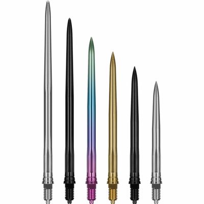 Caliburn | EZ-EVO Dart Tips | Smooth Steel Replacement Points | Multiple Colors (Silver, 40 mm)
