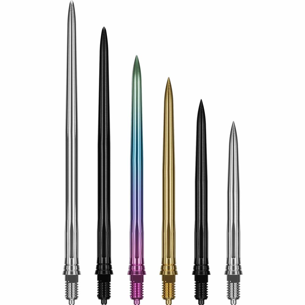 Caliburn | EZ-EVO Dart Tips | Smooth Steel Replacement Points | Multiple Colors (Silver, 40 mm)
