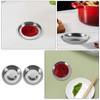 Round Stainless Steel Bowls, 10-Pack, Silver, for Soy Sauce and Events view 3
