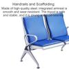 Bro Waiting Room Bench with High Backrest and Armrests view 3